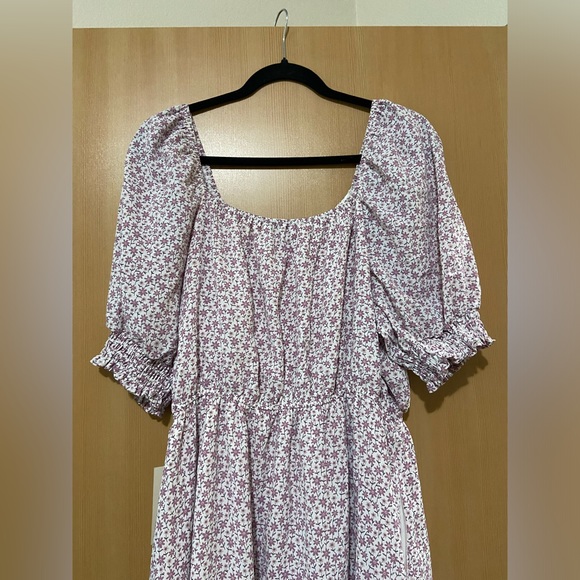 Isla Floral Button-Up Dress | Lavender - Picture 8 of 11